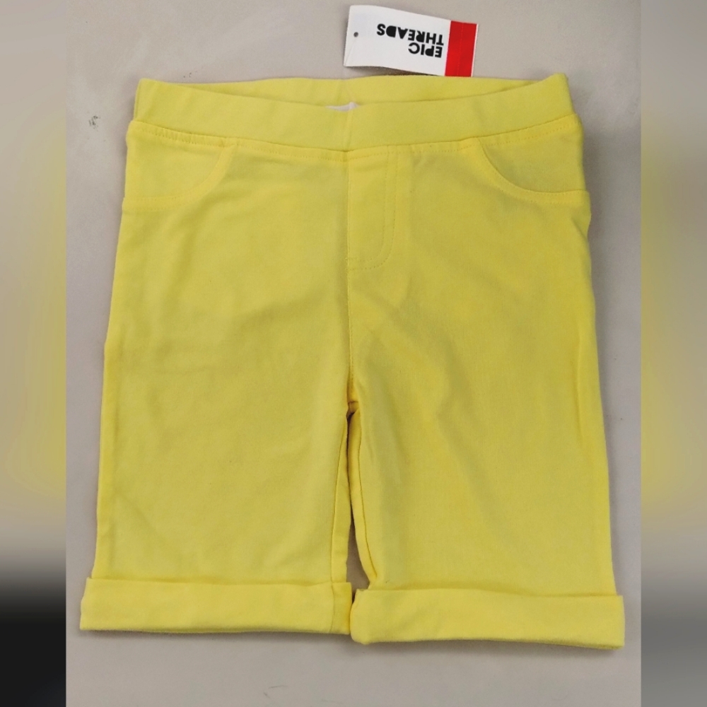Brand New Yellow Cream Size 6X Child Shorts
